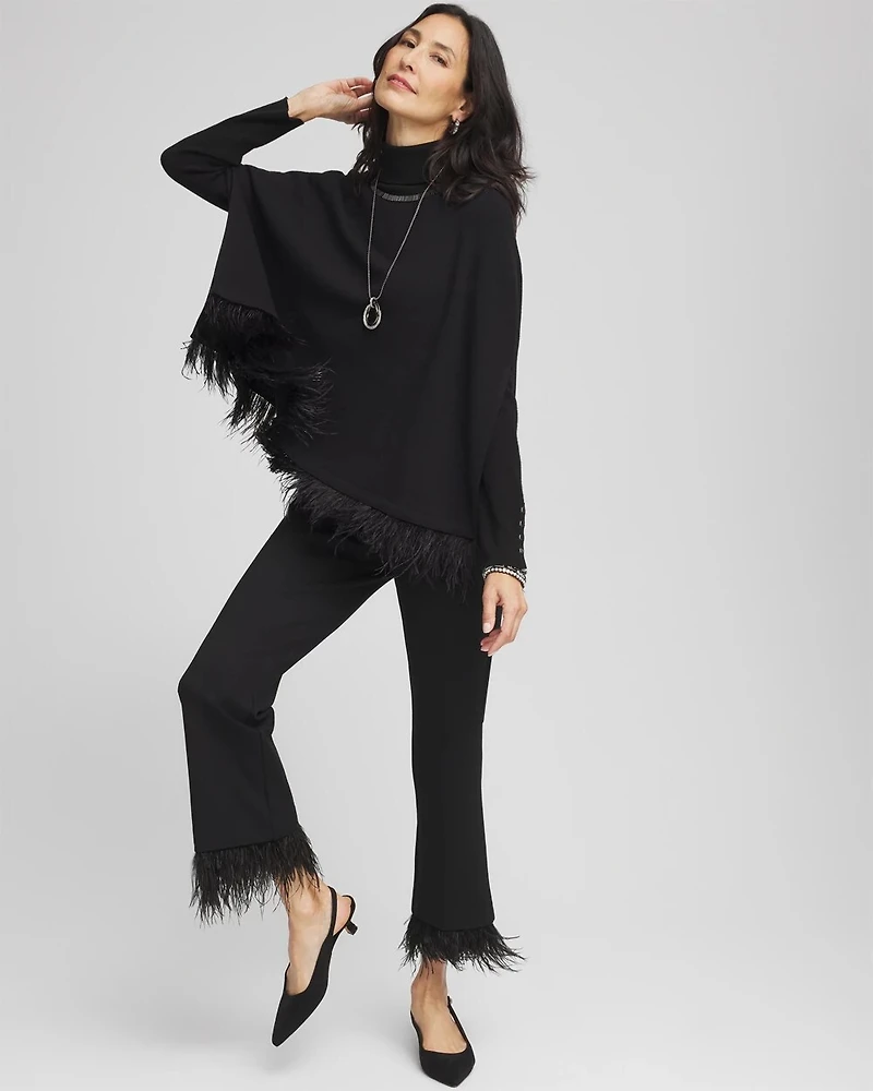 Feather Sweater Cape