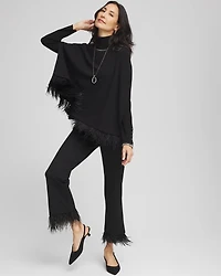 Feather Sweater Cape