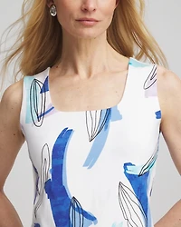 Painted Square-Neck Tank