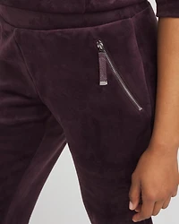 Zenergy® Velour Tapered Ankle Pants