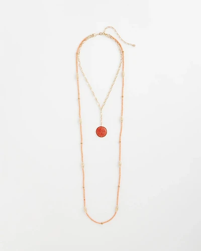 Convertible Beaded Pendant Necklace