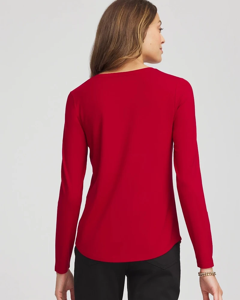 Touch of Cool™ V-Neck Layering Tee