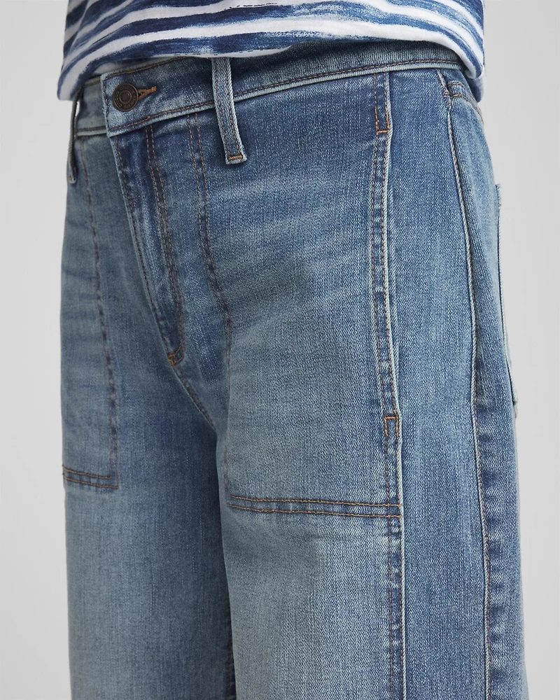 Utility Tapered Jeans
