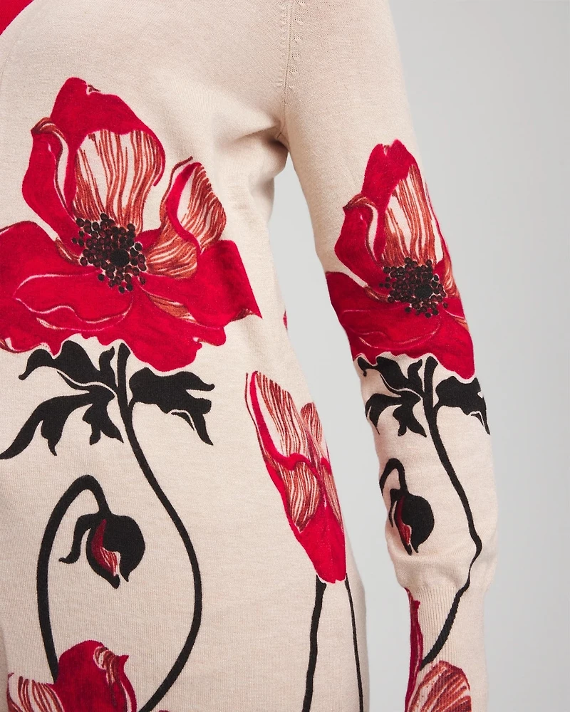 Ella Floral Cardigan Sweater
