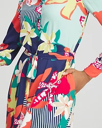 Floral Maxi Shirt Dress