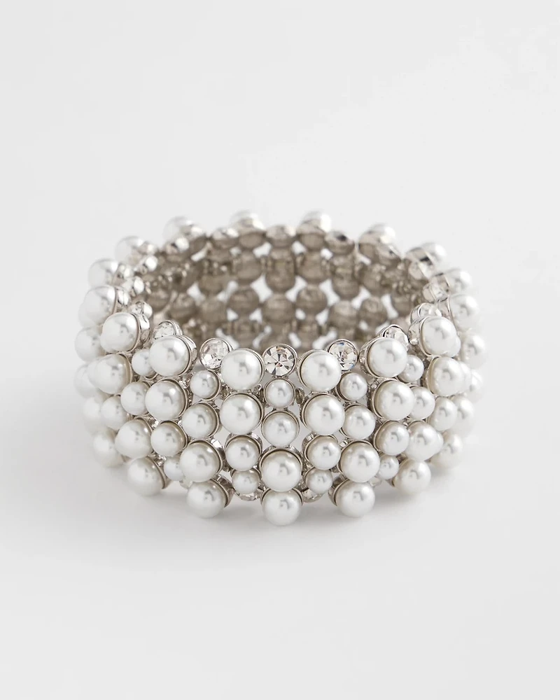 Faux Pearl Bracelet