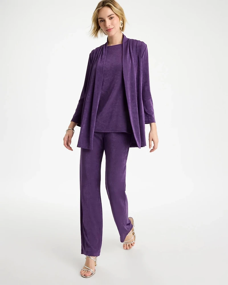 Travelers™ Pleat Front Knit Jacket