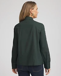 Lace Cotton Voile Shirt