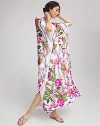 Island Cinch-Waist Kaftan Dress