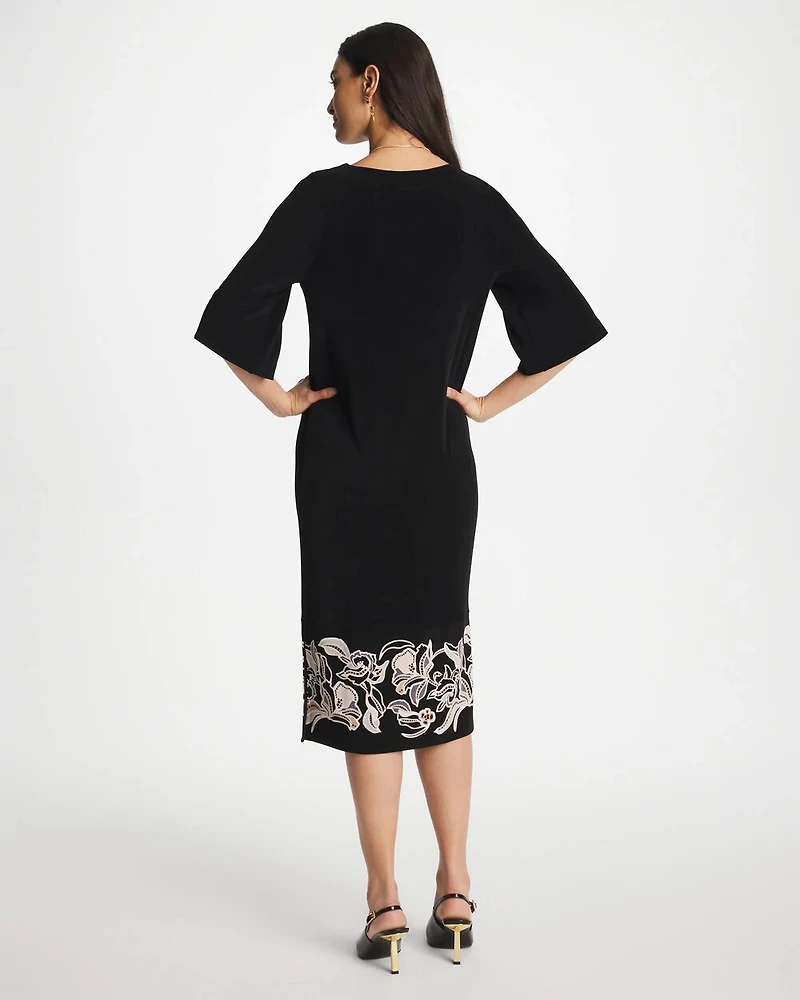 Travelers™ Border Kimono Sleeve Dress