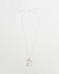 Adjustable Square Pendant Necklace