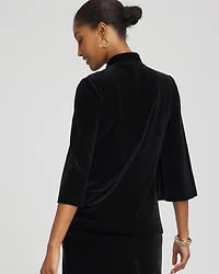 Travelers™ Velvet V-Neck Kimono Sleeve Top