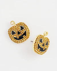 Pumpkin Glitz Earrings