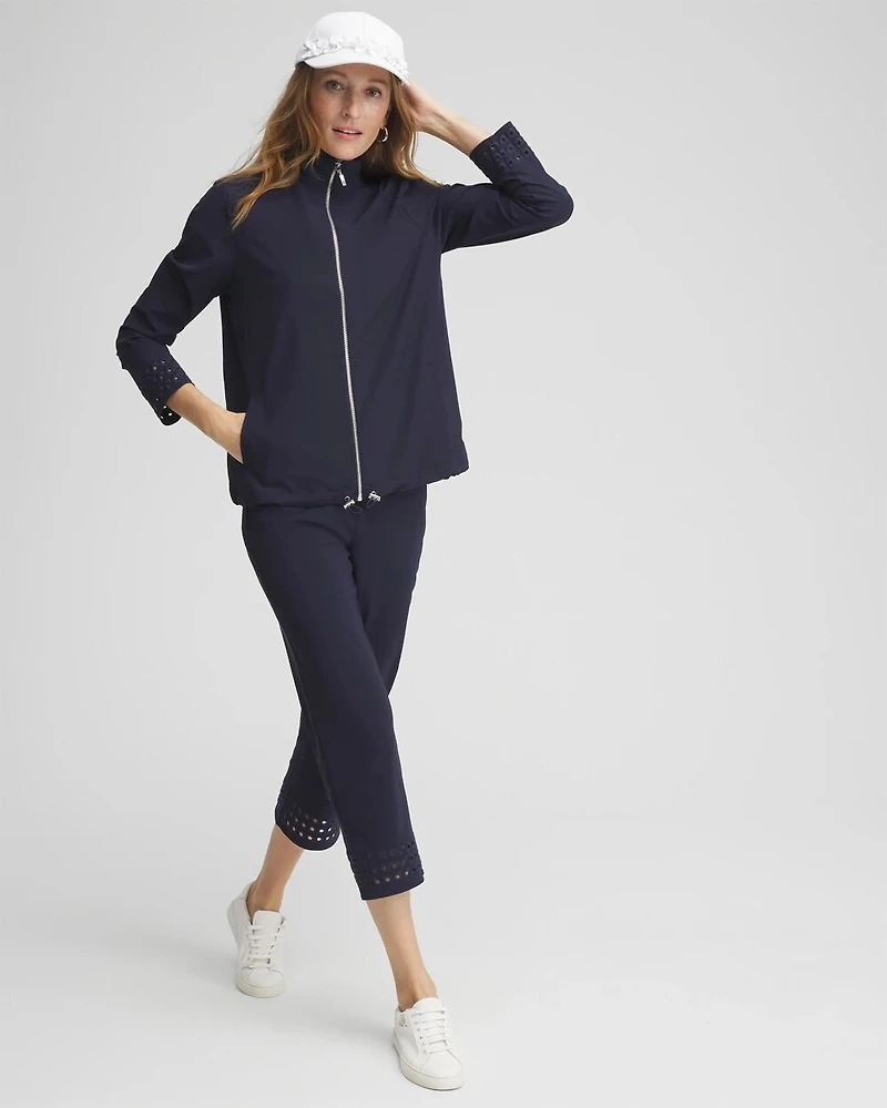 Zenergy® UPF Embroidered Eyelet Jacket