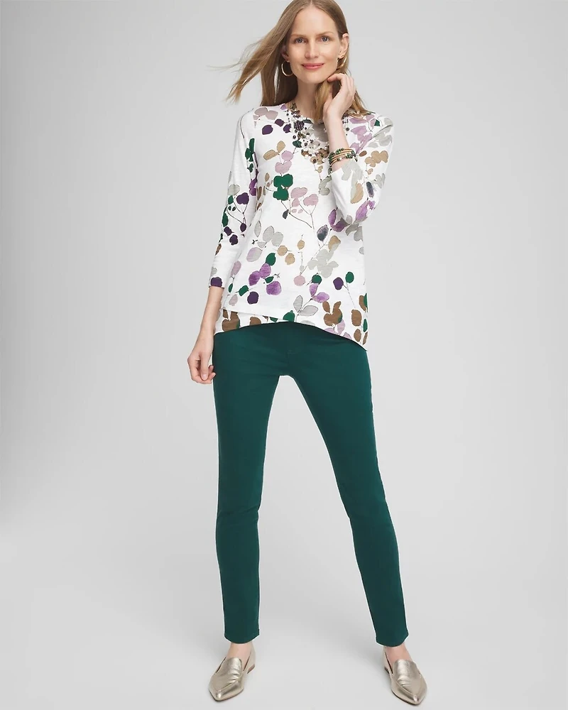 Denim Pull-On Ankle Jeggings