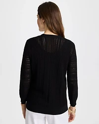 Stitchy V-Neck Cardigan