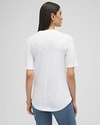 Elbow Sleeve A-line Tee