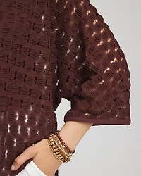 Short Woven Kimono