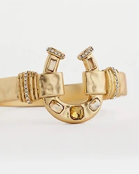 Golden Equestrian Bracelet