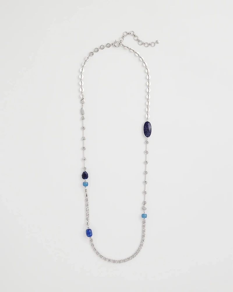 Accent Long Single Strand Necklace