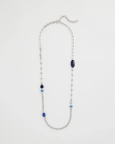 Accent Long Single Strand Necklace