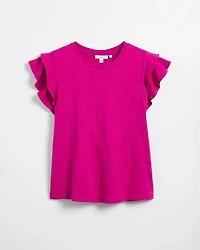 Flutter Cap Sleeve Tee