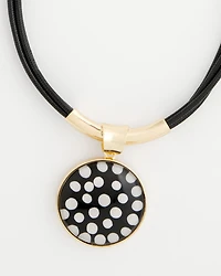 Polka Dot Pendant Necklace