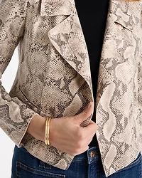 Python Animal Print Jacket
