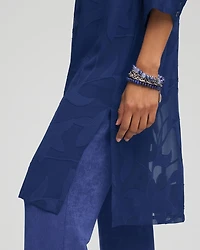 Travelers™ Collection Sheer Jacquard Topper