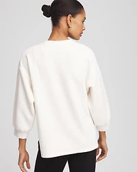 Zenergy® Jacquard Bubble-Sleeve Top