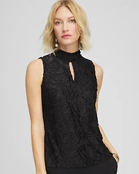 Burnout Mockneck Tank