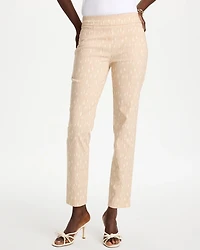 Striped Brigitte™ Slim Pull-On Ankle Pants