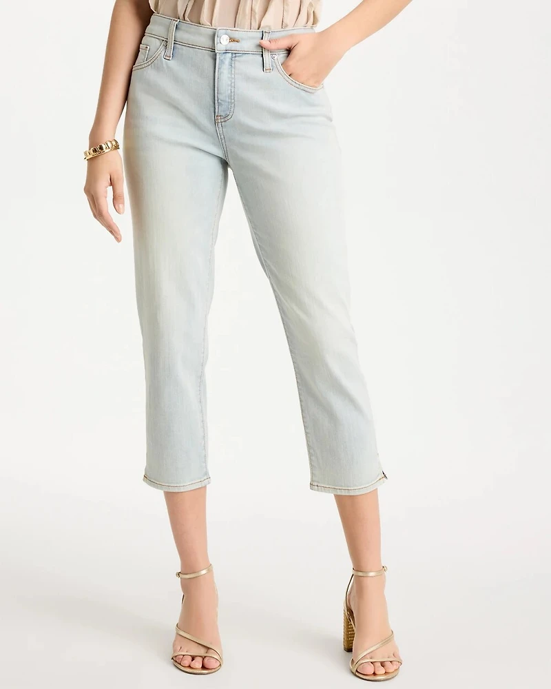 Girlfriend Slim Capri Jeans