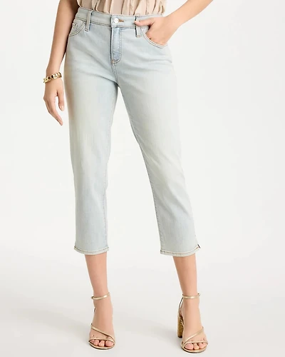 Girlfriend Slim Capri Jeans