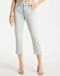 Girlfriend Slim Capri Jeans