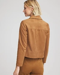 Suede Cropped Jacket