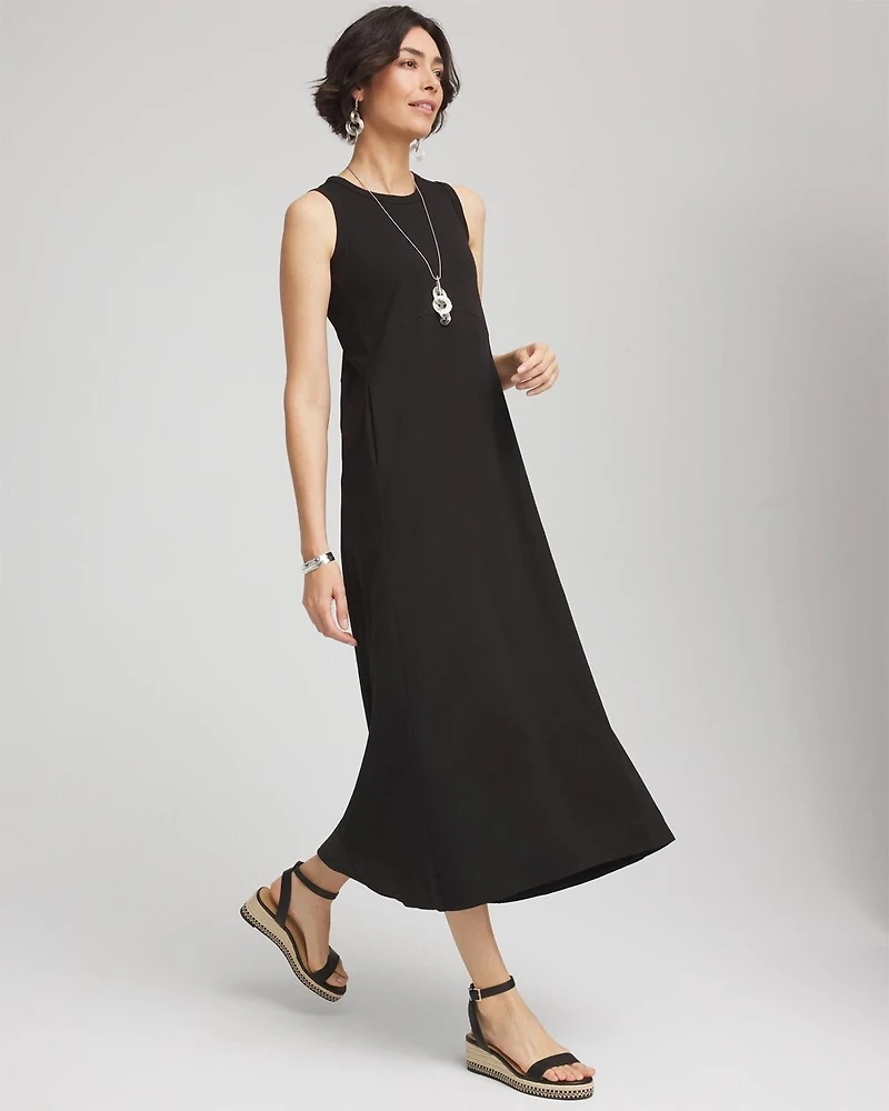 Sleeveless Midi Tank Dress