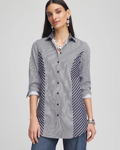 No Iron™ Mixed Stripes Tunic