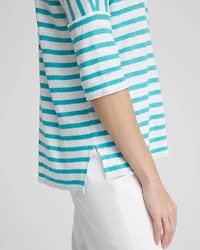 Linen Drop Shoulder Tunic
