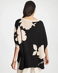 Kansai Bloom Intarsia Poncho
