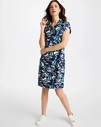 Zenergy® UPF Blooms Polo Dress