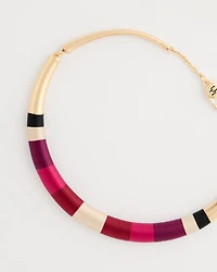 Thread Wrapped Collar Necklace