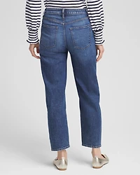 Relaxed Tapered Cropped Jeans