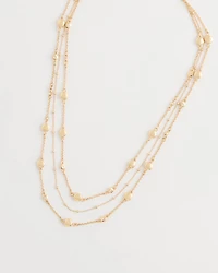 Short Multi-Strand Illusion Necklace