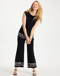 Travelers™ Abstract Zebra Trim Tunic