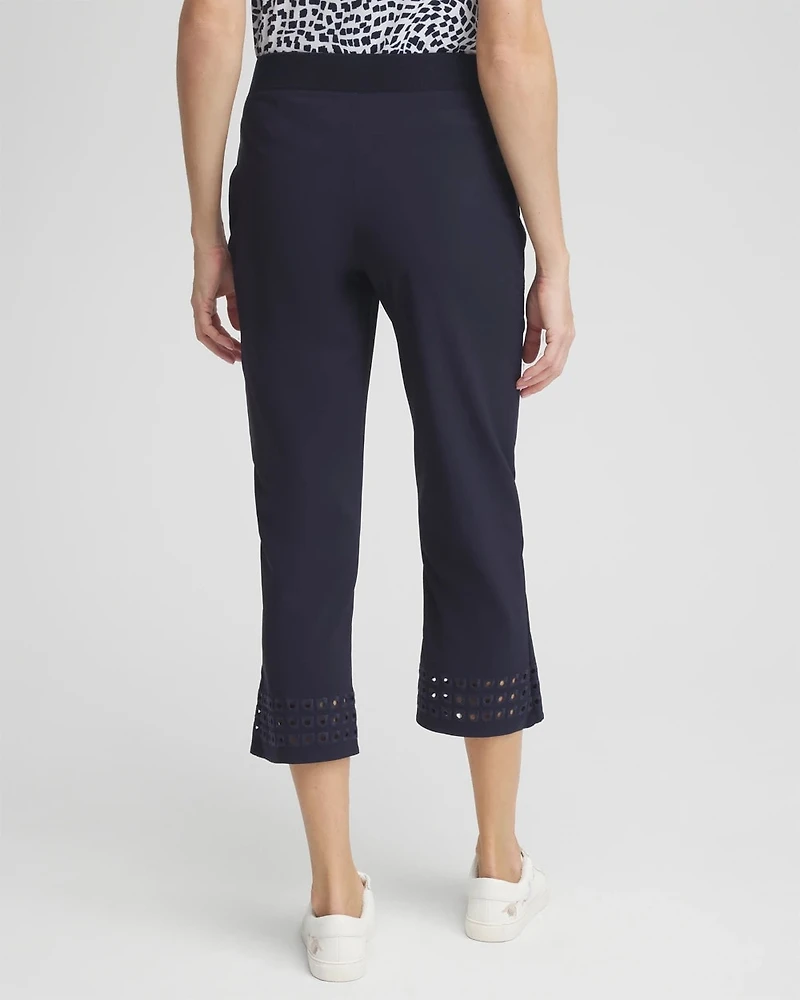 Zenergy® UPF Embroidered Eyelet Crops