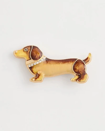 Dachshund Brooch