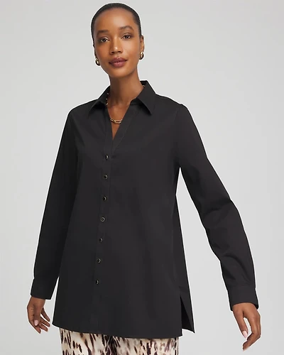 No Iron™ Novelty Button Tunic