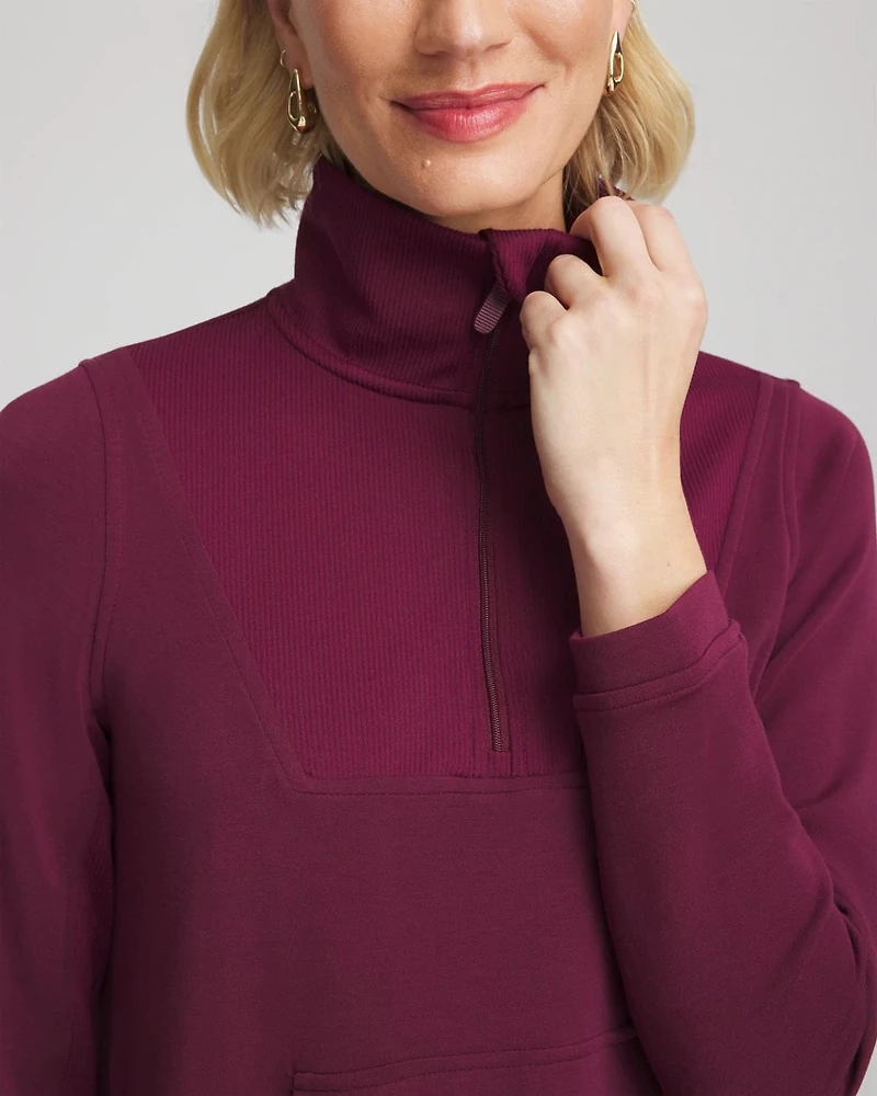 Zenergy® Ribbed Sweatshirt