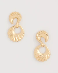 Golden Doorknocker Earrings